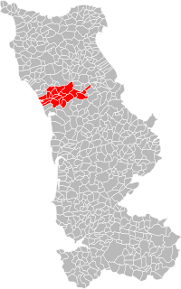 Location of the CC de La Haye-du-Puits in the Manche department