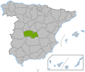 Poziția regiunii Toledo