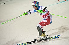 Luca Aerni na mistrovství světa Hammarbybacken 2018