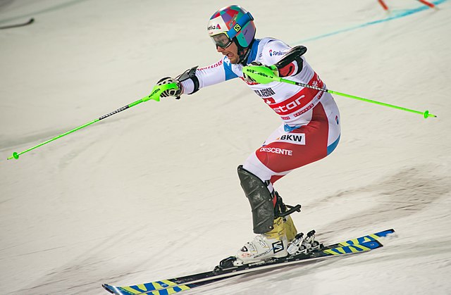  Luca Aerni in Hammarbybacken World Cup 2018