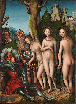 Lucas Cranach the Elder - The Judgment of Paris - Google Art Project