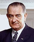 President Lyndon B. Johnson uit Texas Democratische Partij