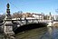 Ludwig-Ferdinand-Brücke über den Nymphenburger Kanal in Nymphenburg im Stadtbezirk Neuhausen-Nymphenburg in München (Bayern/Deutschland)