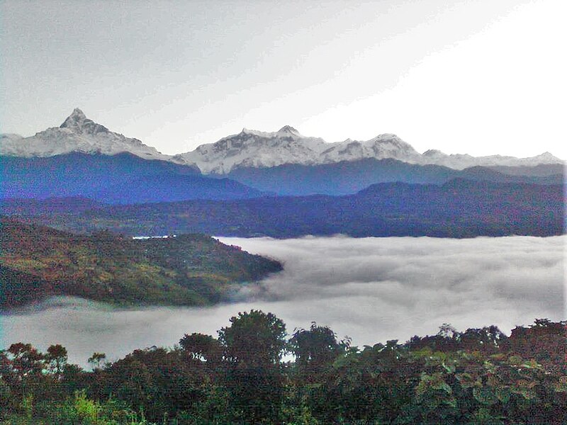 File:Machhpuchhre from Makanpur village, Chapakot 8 Kaski.jpg