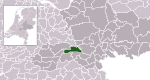 Carte de localisation de Neder-Betuwe