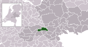 Carte de localisation de Neder-Betuwe