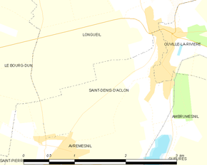 Poziția localității Saint-Denis-d'Aclon