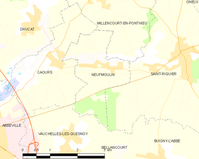 Poziția localității Neufmoulin