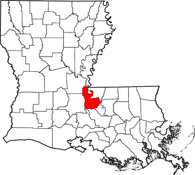 File:Map of Louisiana highlighting Pointe Coupee Parish.svg