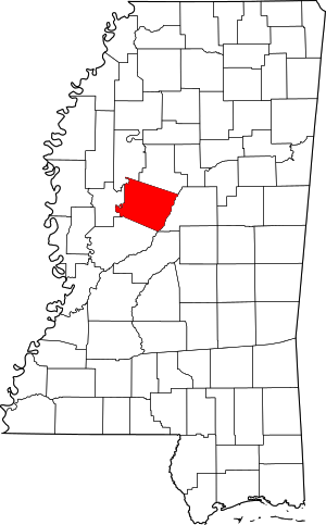 Map of Mississippi highlighting Holmes County.svg