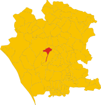 Locatie van Calvi Risorta in Caserta (CE)