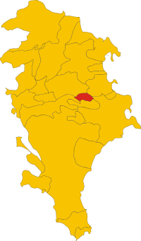 Locatie van Solarino in Syracuse (SR)
