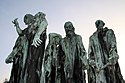 Statue les Bourgeois de Calais par Rodin, Parc de Mariemont.