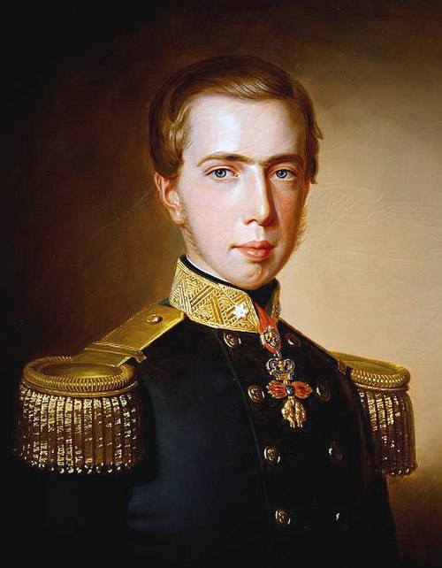 Maximilian in uniform, 1853