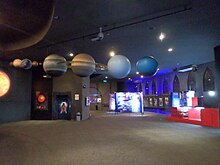 Melaka Planetarium exhibition hall Melaka Planetarium - Interior.jpg