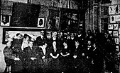 A „10-es Honvéd Hét” kiállítás megnyitója Miskolcon, 1917