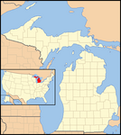 Touched-up map of Michigan (defunct)