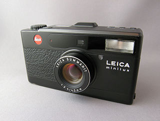 <span class="mw-page-title-main">Leica minilux</span> 35mm point and shoot camera line