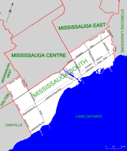 Federal Electoral District Mississauga—Lakeshore