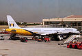 Airbus A321-200 G-OJEG at Malaga Airport Gate C36