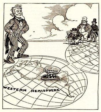 English: Newspaper cartoon from 1912 about the...