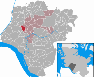 Elhelyezkedése Schleswig-Holstein térképén