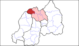 District de Musanze - Carte