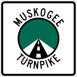 <span class="mw-page-title-main">Muskogee Turnpike</span> Toll road in Oklahoma, US