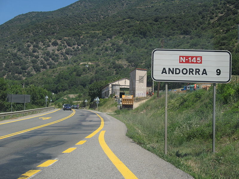 File:N-145 Km1 La Seu d'Urgell.JPG