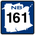 Route 161 Schild