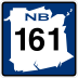 Route 161 marker