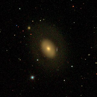 NGC 608 Lenticular galaxy in the constellation Triangulum