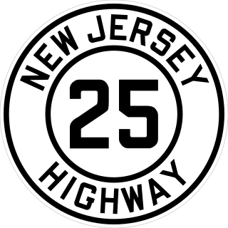 <span class="mw-page-title-main">New Jersey Route 25</span> Former state highway in New Jersey, United States