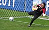 Nadine Angerer saved a penalty in the 2007 Women's World Cup final