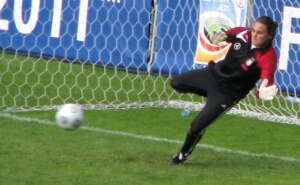 Nadine Angerer saved a penalty in the 2007 Women's World Cup final.