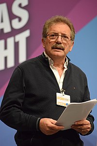 Nico Cué.  Konferencja imprezowa Die Linke Bonn, 2019.jpg