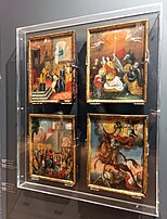 Nikola Nešković - Four Serbian orthodox icons, XVIII century, the National Museum of Serbia