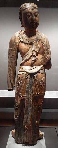 File:Northern Song wooden statue of Guanyin.jpg