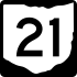 State Route 21 markør