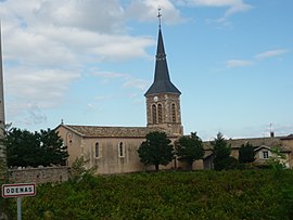 Die Kirche von Odenas