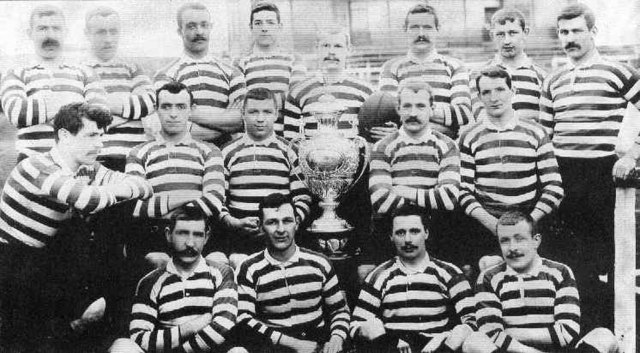 The Oldham team that won the Northern RFU championship in 1898