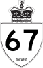 Highway 67 shield