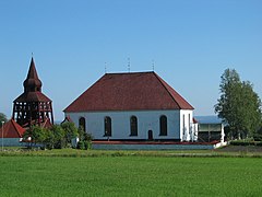 Alte Kirche (Ovikens gamla kyrka) aus dem 16. Jahrhundert