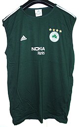 Panathinaikos BC training shirt (2008-09) PAO BC shirt.jpg