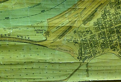 1900 era plan of area surrounding Arthurs Head PWD 8474.JPG