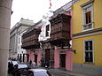 Fachada del Palacio de Torre Tagle, Lima