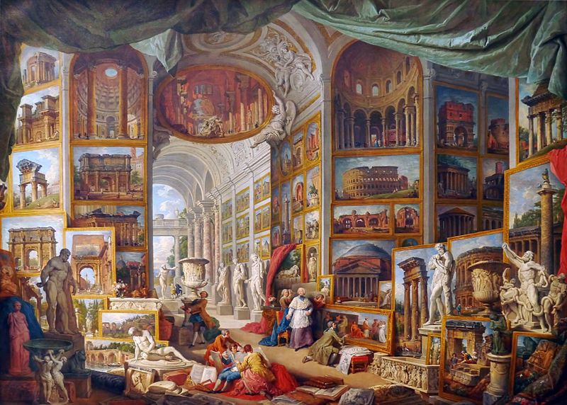 File:Pannini, Giovanni Paolo - Gallery of Views of Ancient Rome - 1758.JPG