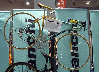 Bike used by Pantani during the 1998 Tour de France Pantani Bike 1998 TdF.jpg