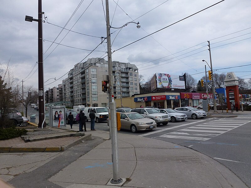 File:Parts of panoramas of intersections where there will be Eglinton Crosstown LRT stations, GPS embedded, taken 2013 04 25 (15) (8681176921).jpg