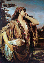 Moses and Jochebed (1884 painting by Pedro Americo) Pedro Americo - Moises e Jocabed.jpg